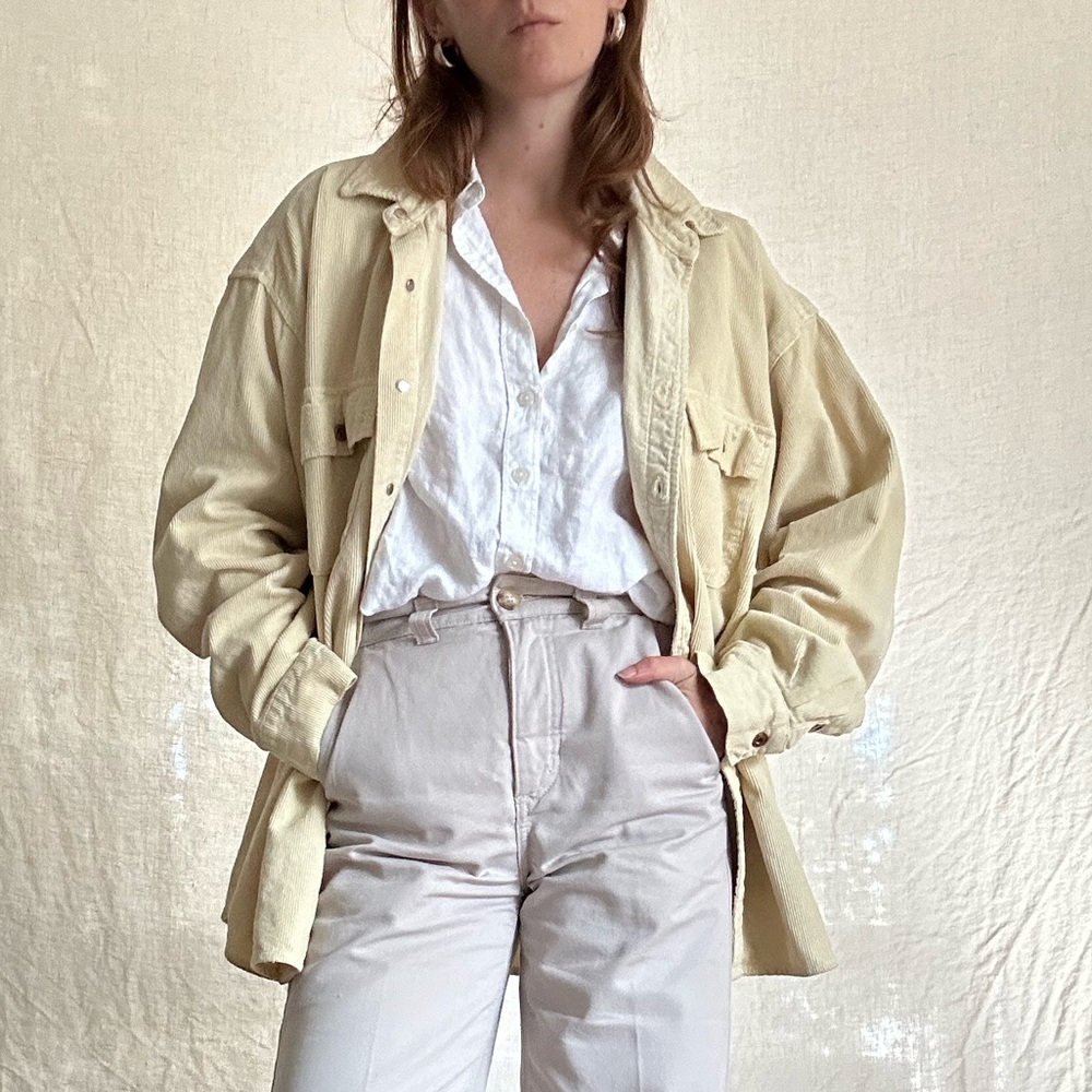 NSF oversized boyfriend shirt. Corduroy. Size S